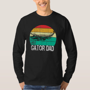 Mannen Gator Dad Reptile Alligator Vader T-shirt