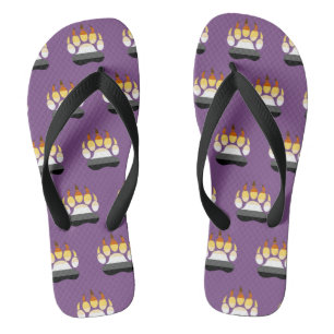Mannen Gay Beer Paw Print Flag Teenslippers