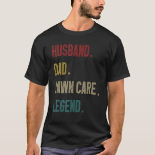 Mannen gazon maaien man vader gazon zorg legende t-shirt