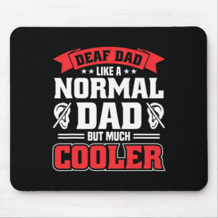 Mannen Gebarentaal Dove Awareness ASL en Deaf Pri Muismat