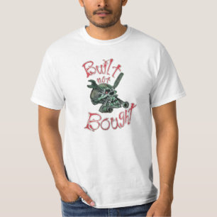 Mannen Gebouwd niet-gekocht T-shirt met schedelwaa