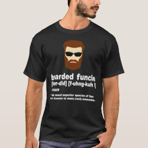 Mannen gedekte Shirt Funny oom Definition T