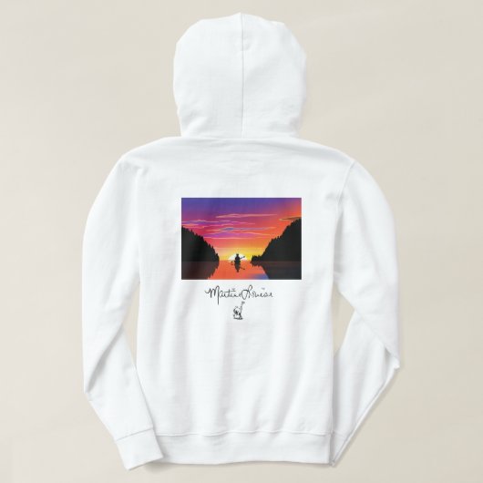 Mannen Gehakt Hoodie (Design achterkant)