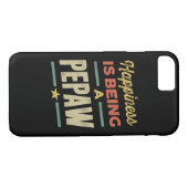 Mannen geluk is een pepaw - vader opa Case-Mate iPhone case (Achterkant (Horizontaal))