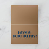 Mannen gelukkige verjaardag kaart (Binnen)