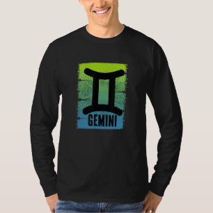 Mannen Gemini Symbol May June Birthday Zodiake Wom T-shirt