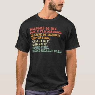 Mannen Gen X Playground T-shirt