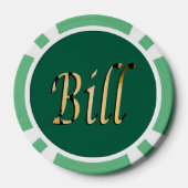 Mannen genaamd Bill, Poker Chips (Achterkant)
