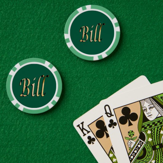 Mannen genaamd Bill, Poker Chips (Pokertafel (Dubbel))