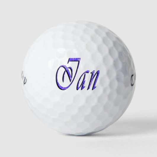 Mannen genaamd Ian, Golfballen (Voorkant)