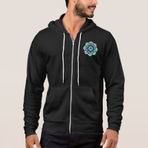 Mannen geometrisch patroon Bella Canvas Hoodie