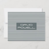 Mannen gepersonaliseerd notitiekaartje (Achterkant)