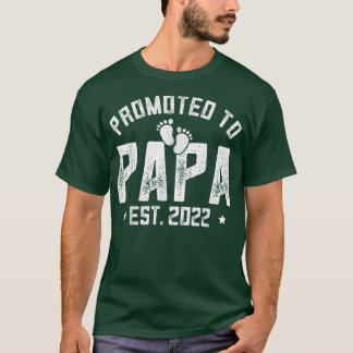 Mannen gepromoot naar Papa st 2022 , vn - zwangers T-shirt