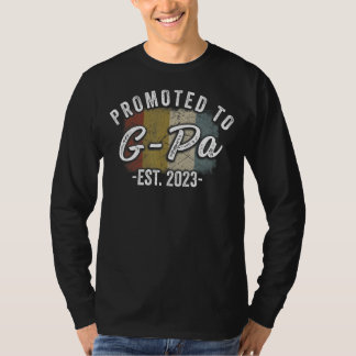 Mannen gepromoveerd naar G PA 2023 voor nieuwe opa T-shirt