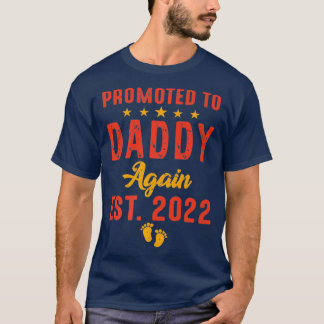 Mannen gepromoveerd naar papa weer 2022 grappig bi t-shirt