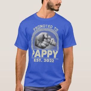 Mannen gepromoveerd naar Pappy 2022 Funny Gift Nie T-shirt