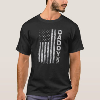 Mannen gepromoveerd tot papa 2024 eerste keer papa t-shirt