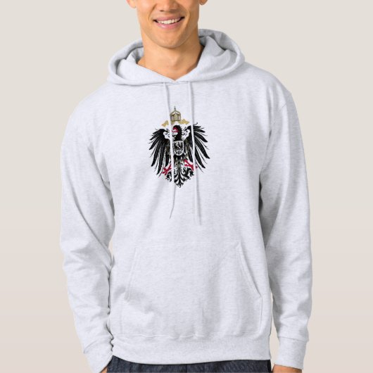 Mannen German Empire Crest Hoodie (Voorkant)
