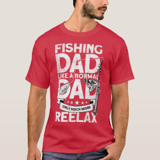 Mannen Gevist vaderVisserijvissers Angler654 T-shirt
