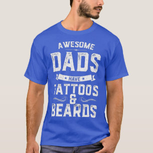 Mannen Geweldige Dads hebben Tattoos en tuinbouten T-shirt