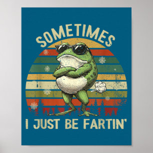 mannen Gewoon Boeren I Kikker Soms Poster