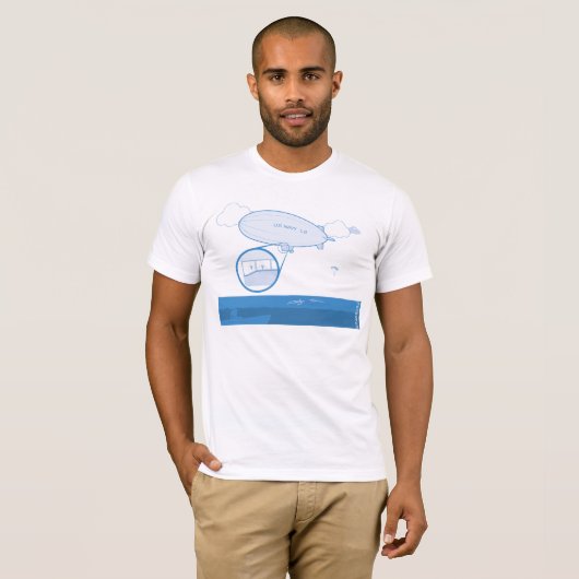 Mannen Ghost Blimp Shirt (Voorkant volledig)
