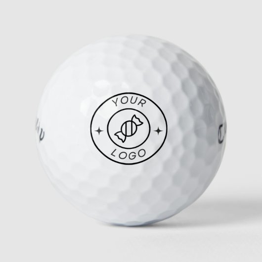 Mannen Gift Man TOEVOEGEN UW LOGO Vrouw Verjaardag Golfballen (Voorkant)
