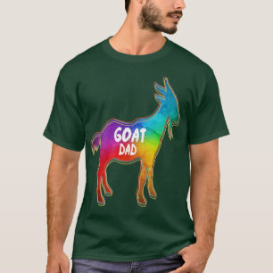 Mannen Goat Farmer Goat Dad Boerderij Animal Funny T-shirt