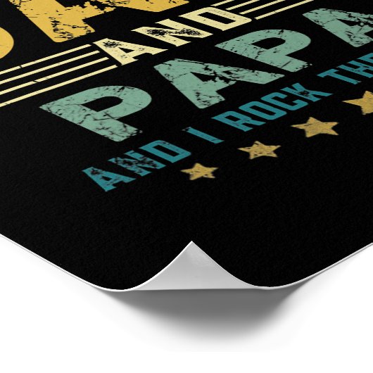 Mannen God gaf me twee titels, pap en snoepgoed Poster (Hoek)