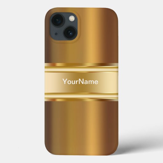 Mannen Gold Kijk Hoesje (Achterkant)