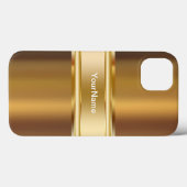 Mannen Gold Kijk Hoesje (Achterkant (horizontaal))