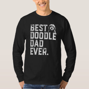 Mannen Goldendole Pap Beste Doodle Papa ooit T-shirt