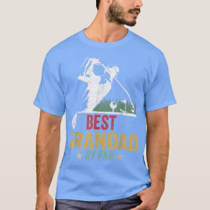 Mannen Golf Best Grandad, Par Dad Golfer Father' T-shirt