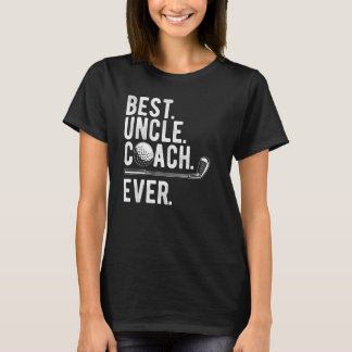 Mannen Golf Best oom Coach Ever Golfer Dad F T-shirt
