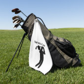 Mannen Golf Golfhanddoek (Groen)