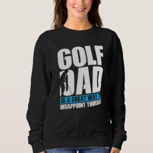 Mannen Golf papa is een geweldige manier om je eig Trui