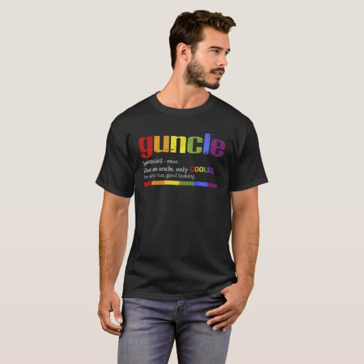 Mannen Goom Definition LGBT Pride - T-shirt voor G (Voorkant volledig)