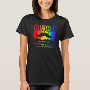 Mannen Goom Definition regenboogvlag Lgbatq Pride T-shirt