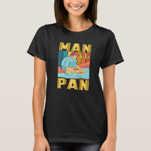 Mannen Gouden Panning Man met Pan Gold Prospector  T-shirt
