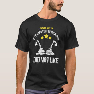 Mannen graafmachine graafmachine voor graafmachine t-shirt