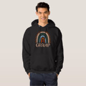 Mannen Gramp Rainbow Boho Rainbow Gramp Cool Dad F Hoodie (Voorkant volledig)