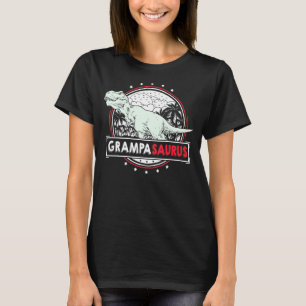 Mannen Grampa Idee Van Kleinkinderen Mannen Trex G T-shirt