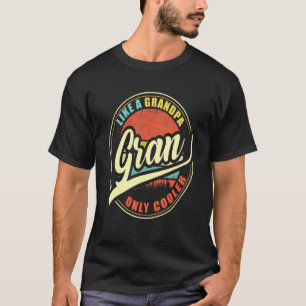 Mannen gran als opa alleen koeler t-shirt