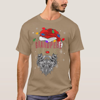 Mannen Grandpere Claus Ugly Kerstkerstkerstkerstke T-shirt