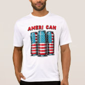 Mannen grappig 4 juli  t-shirt (Voorkant)