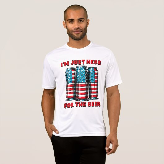Mannen grappige 4th of July T-shirt (Voorkant volledig)