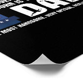 Mannen Grappige Trump Gezegde Grootste Pap Quote - Poster (Hoek)