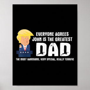 Mannen Grappige Trump Gezegde Grootste Pap Quote - Poster