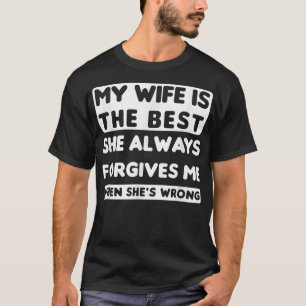 mannen grappige vader grap man vader vrouw t-shirt