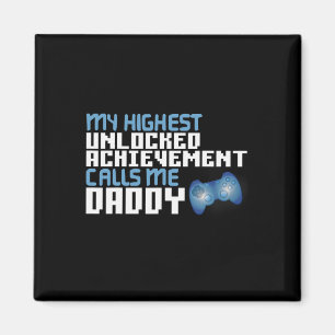 Mannen Grappige Vaderdag voor Gamer Dad Videogame Magneet